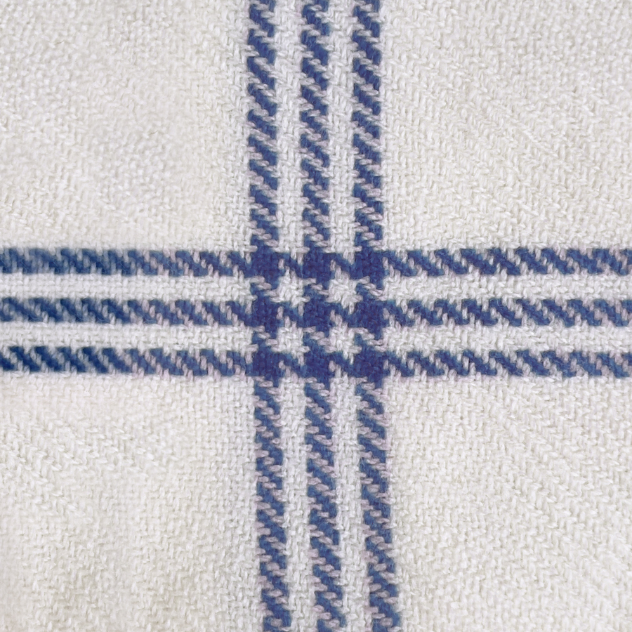 Vognteppi við bláum strípum