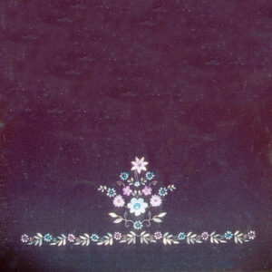 Partur av bukett nr 3, kantur og partur av bukett Miriam Mouritsen, vestamynstur nr 2, seinna skáp